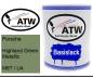 Preview: Porsche, Highland Green Metallic, M6T / U4: 1L Lackdose, von ATW Autoteile West.